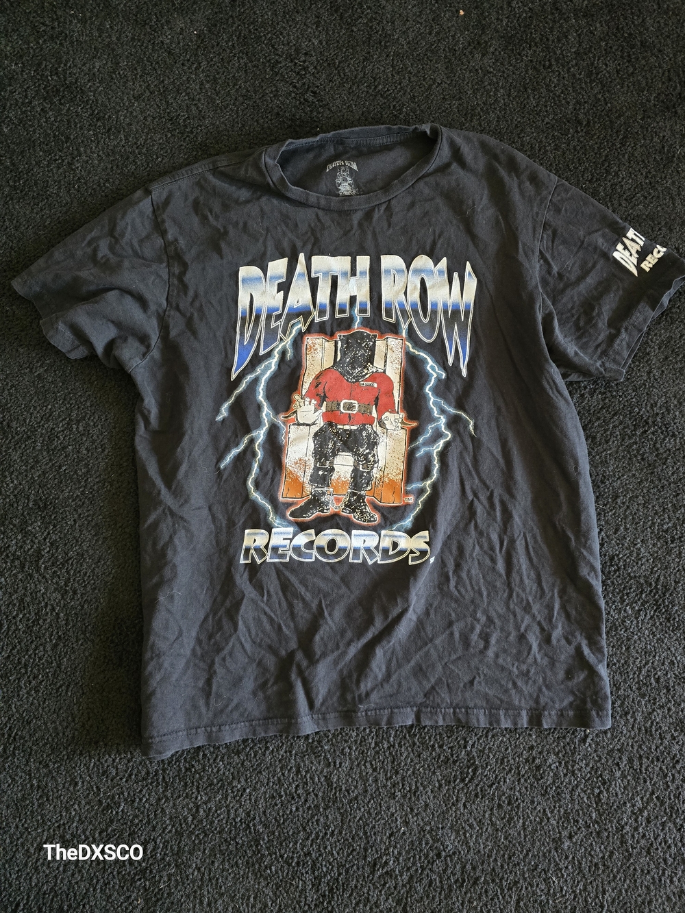 Death Row Records Men’s Graphic Tee - Black